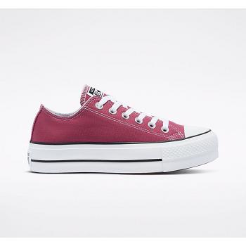 Converse Colors Chuck Taylor All Star Cervene - Damske Topanky na Platforme